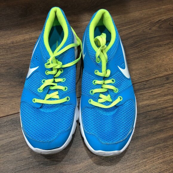 Nike Flex Experience RN Athletic Running Shoes Women's Sz 8.5 Blue 525754-400 - Picture 1 of 7